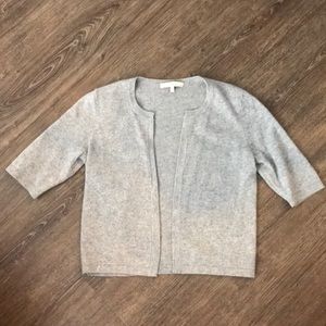 Lark&Co 100% Cashmere grey cardigan